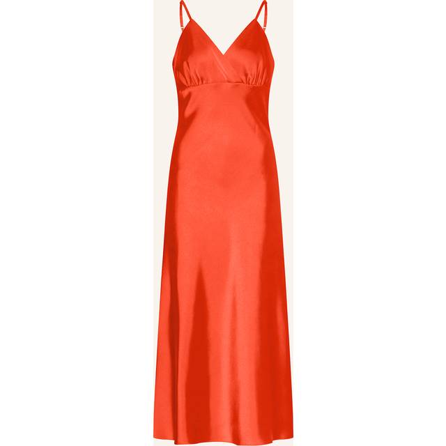 Robe fluide à bretelles - Coquelicot - 38