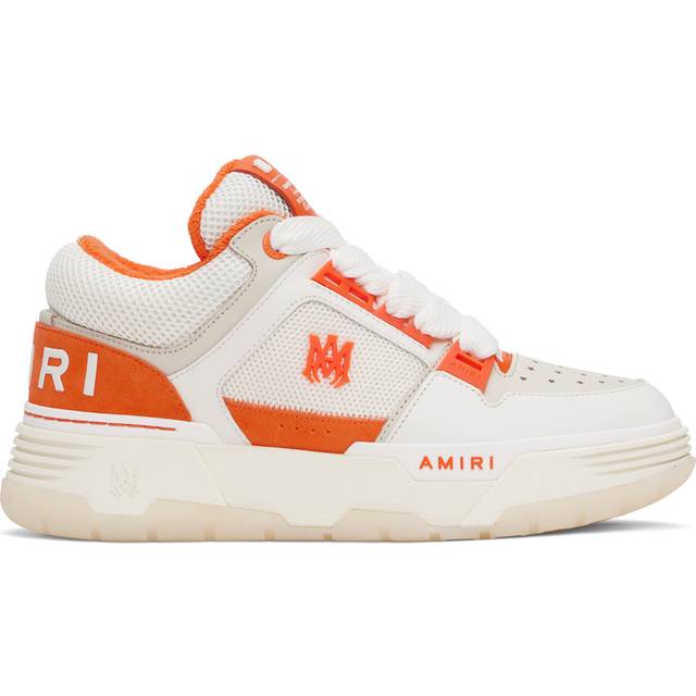 AMIRI White & Orange MA-1 Sneakers - Bright Orange - IT 44