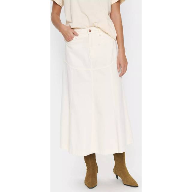 Saint Tropez Joann Denim Skirt, Cream