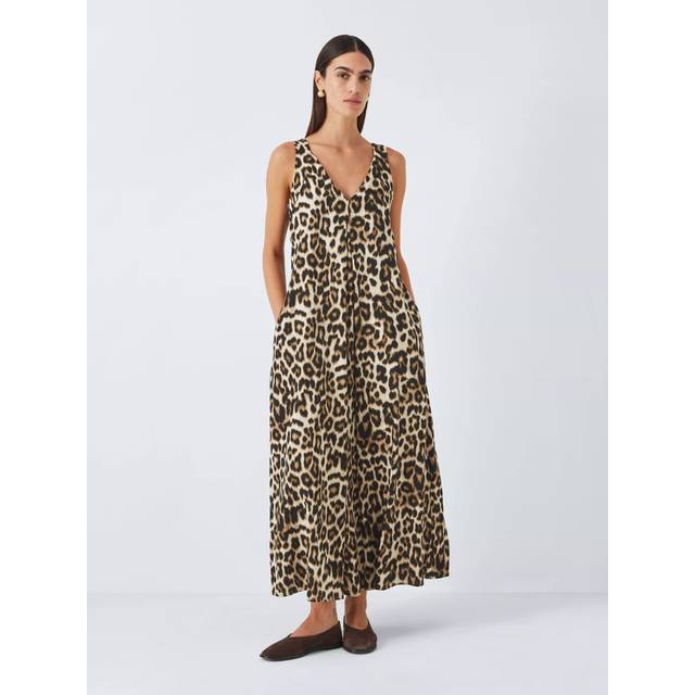 John Lewis Linen Blend Camisole Maxi Dress