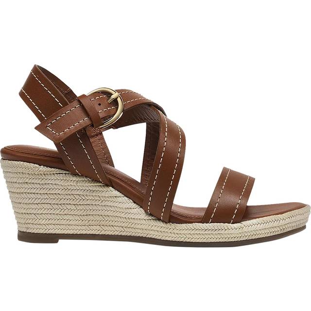 Radley Lavender Road Leather Jute Wedge Heeled Sandals