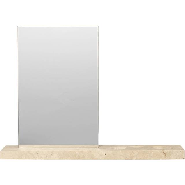 ferm LIVING Caseta Travertine 32 cm Bordspejl