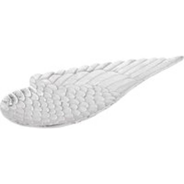 vidaXL Fruktkorgar 2 st Silver 40x18x4 cm Aluminium