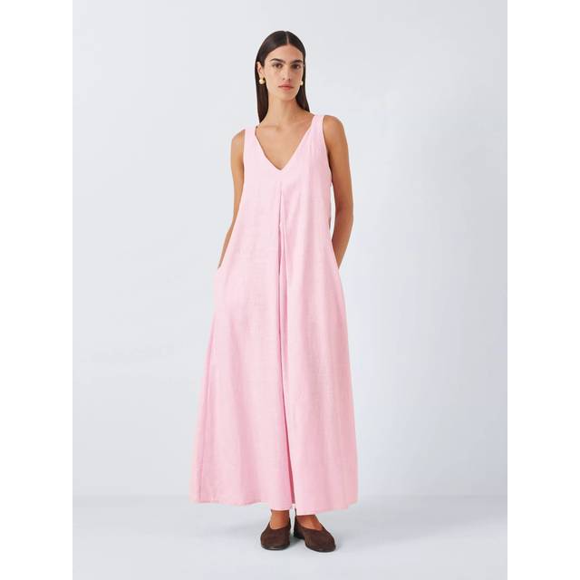 John Lewis Linen Blend Camisole Maxi Dress