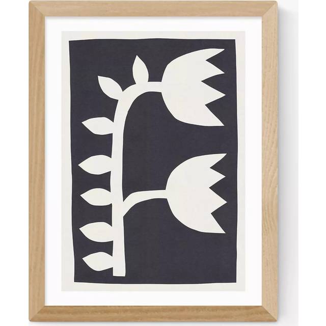 EAST END PRINTS Alisa Galitsyna 'Black Tulips II' Framed Print