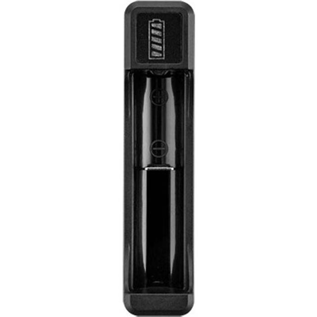 1pc 18650 Charger with Type c Cable, 4.2V Lithium Battery Smart Charger for 14500 26650 18650 Batteries, 1 Slot
