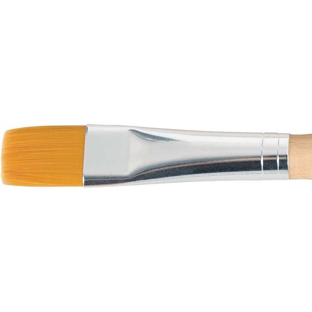 Da Vinci : Manolino : Ergonomic Wooden Handle : Flat : Size 16