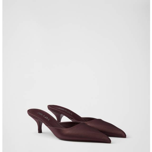 Satin mules