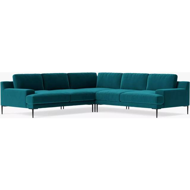 Swoon Almera 5 Seater Corner Sofa, Metal Leg
