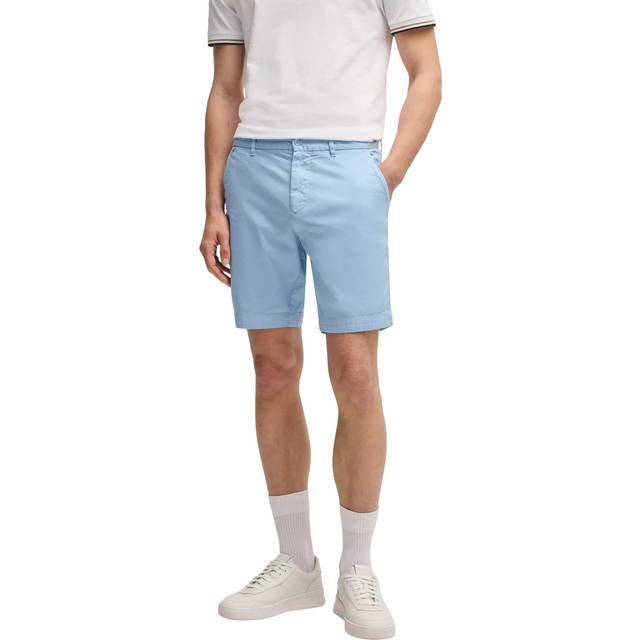 HUGO BOSS BOSS Chino Shorts, Pastel Blue