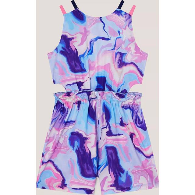 Monsoon Kids' Marbled Playsuit, Multi