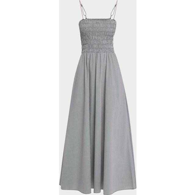 Lida Maxi Dress - GINGHAM - BLACK - X-Small