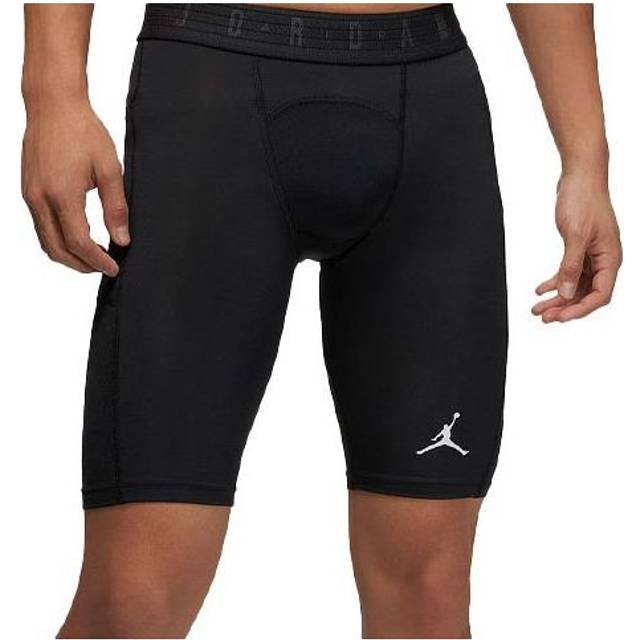 Jordan Sport Dri-Fit Logo Print Moisture-Wicking Quick-Dry Fitness Casual Shorts Men Bottoms Black DM1814-010 M