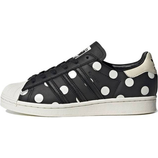 (WMNS) adidas Superstar 'Polka Dot Print' - black - 8.5