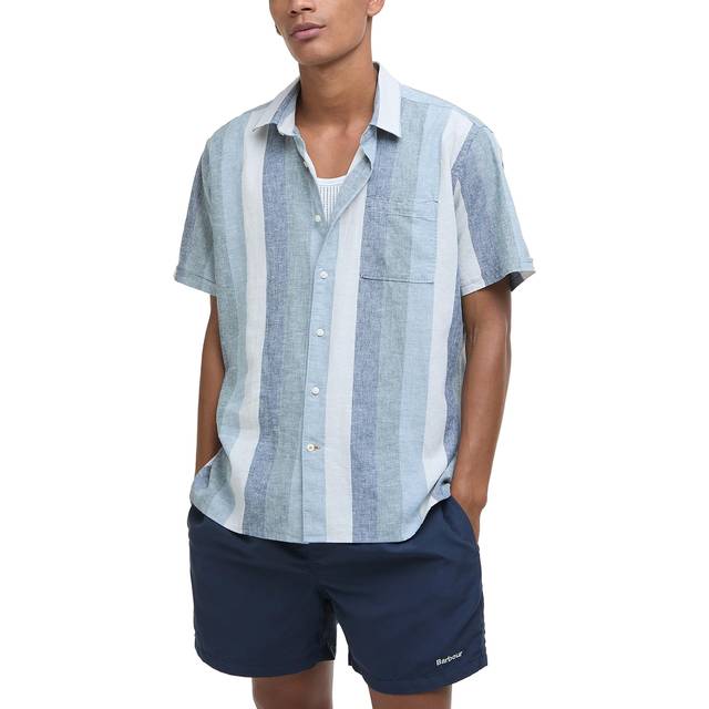 Barbour Perham Relaxed Fit Graphic T-Shirt - White, White, Size L, Men
