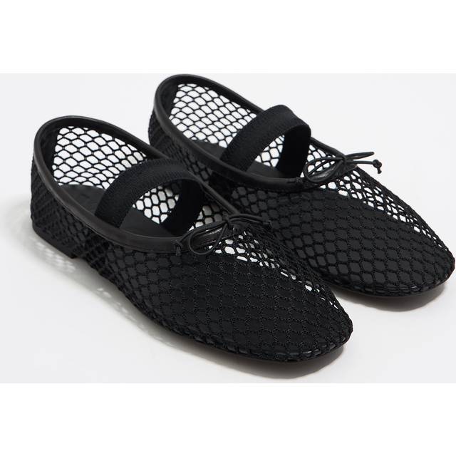 Black mesh ballerina - BLACK - 38