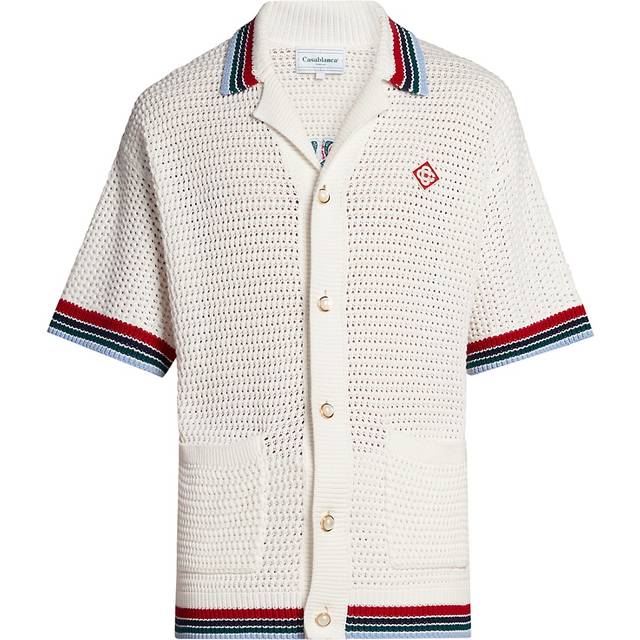 Casablanca Crochet Shirt (White - S) - Size S