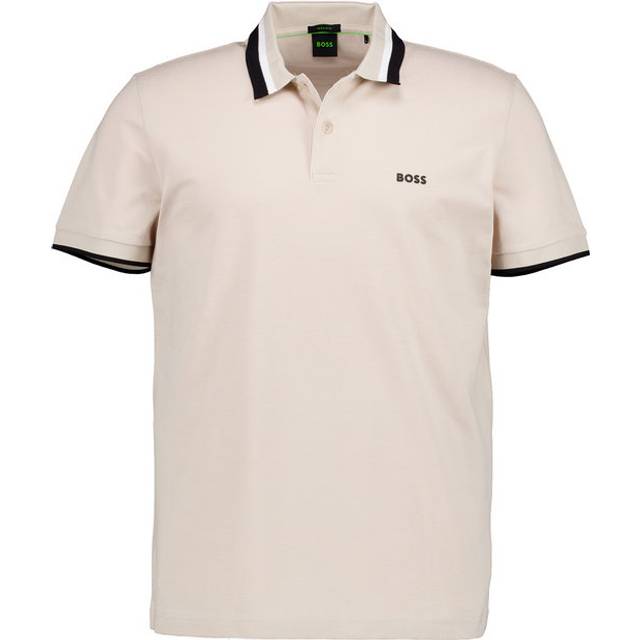 BOSS Cotton Polo Shirt, Open Beige