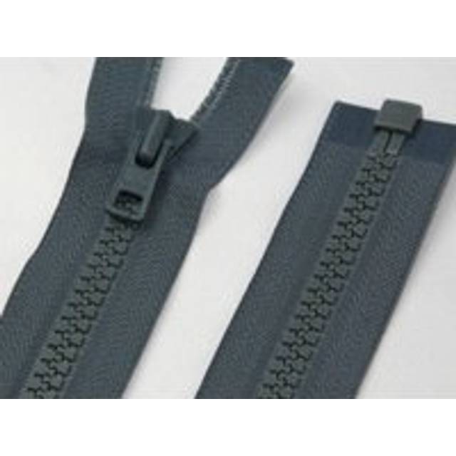 YKK Vislon Chunky Open End Zips Grey