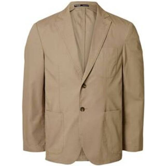 SELECTED HOMME Slhreg-Glen Washed Blz |Beige |46