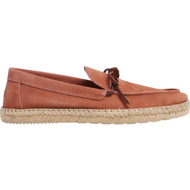 Hackett London for man. HMS21489 Altea Laces orange leather espadrilles (44), Flat, Suede, None, Casual