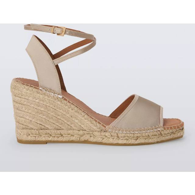 John Lewis Kapri Dressy Cross Strap Wedge Heel Espadrille Sandals