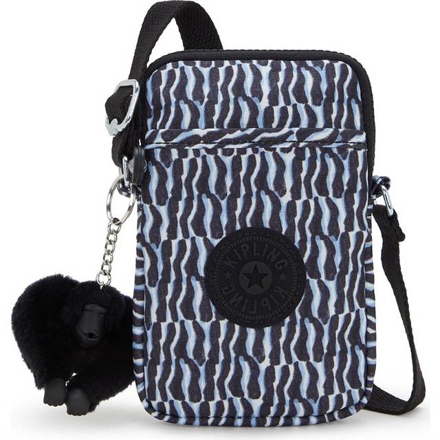 Kipling Phone Bag Tally Holiday Waves Print Small Woman 100% Recycled Polyester