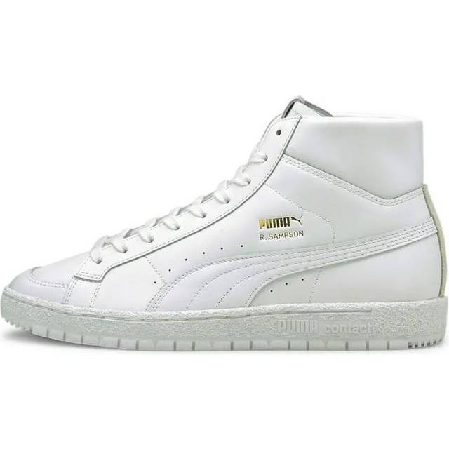 PUMA Ralph Sampson 70 Mid Suit Trainers Board Shoes White - WHITE - 5