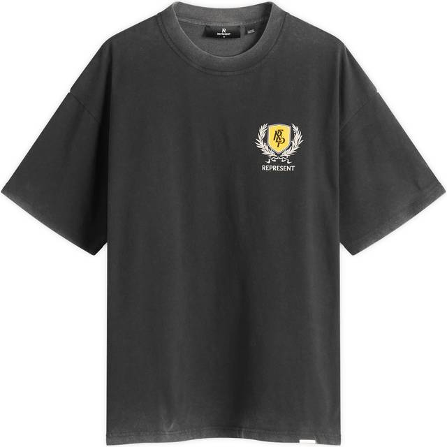 REPRESENT Crest Cotton-Jersey T-Shirt - S - Black - M