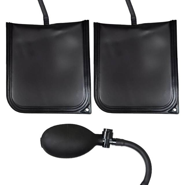 Air wedge car tyre wheel auto change level levelling lifting bag inflatable x 2