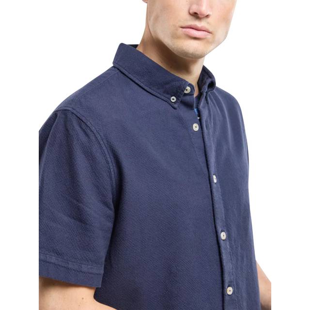 ARMOR LUX Shirt Short Sleeves Héritage |Marinblå |XXL