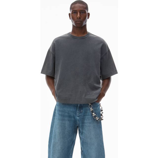 Alexander Wang Gray Logo T-shirt - VINTAGE GREY - M