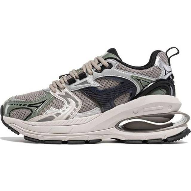 (WMNS) Li-Ning Winter New Project Comfortable Sneakers 'Grey Brown' AGCT134-2 - Grey/Brown/Black - 6.5