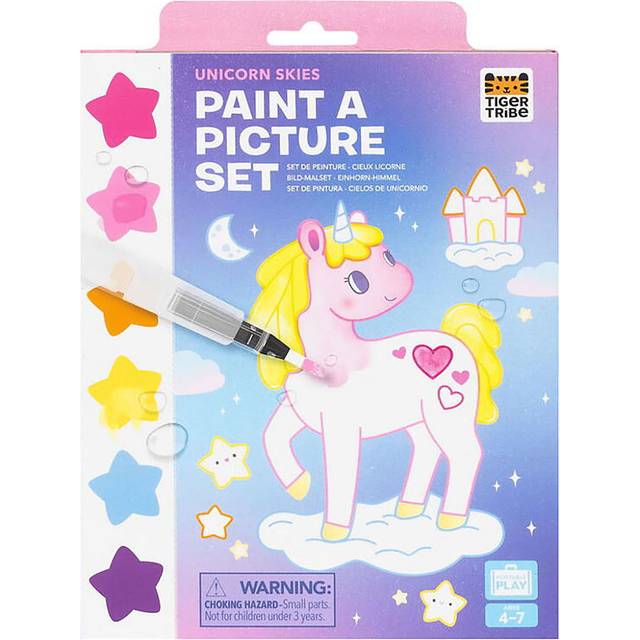 Tiger Tribe Paint A Picture Set - Unicorn Skies