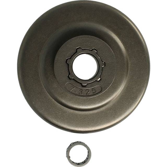 Reduction Ring Replacement for Stihl 9460 624 0801 for Power Saw incl. Needle Bearing - 6.9 cm Diameter, 2.9 cm Thick, 120 g, Grey - Vhbw