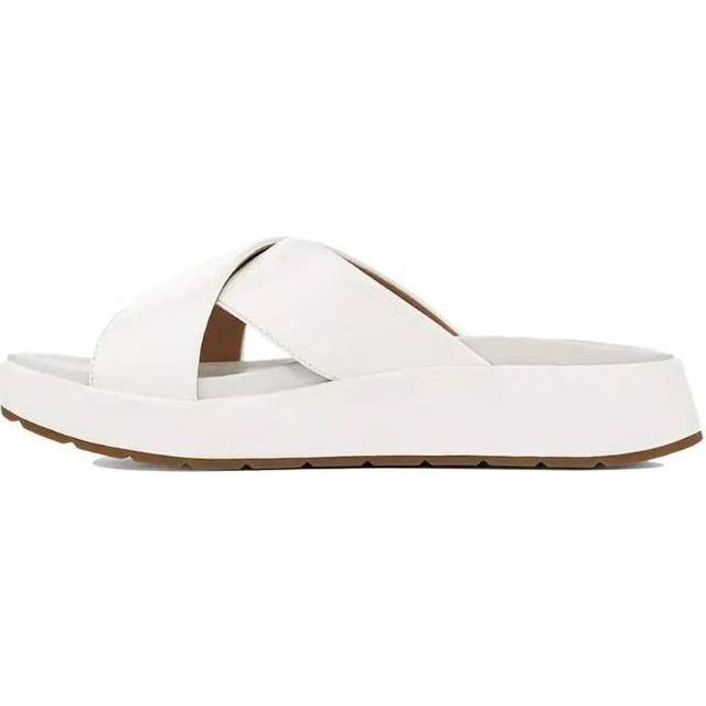 (WMNS) UGG Emily Patent Leather Shoe Slipper White 1107896-WHT