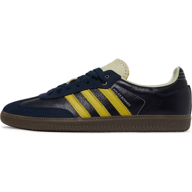 adidas x Wales Bonner Samba 'Collegiate Navy Yellow' S42595 - Blue/yellow - 8.5