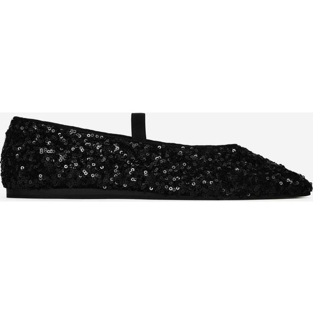 ARKET Sequin Mary Jane Flats -Black, 40