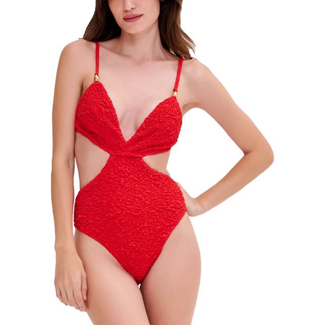 PatBO Papillon Jacquard Butterfly One Piece Swimsuit