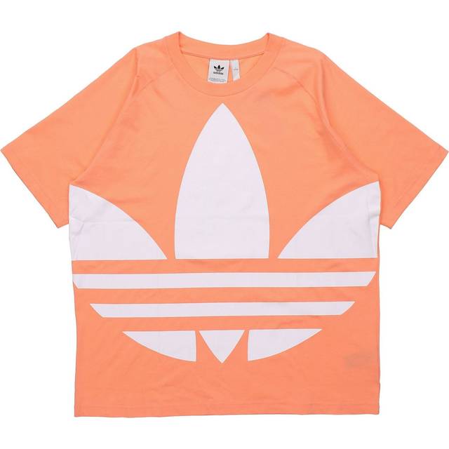 adidas originals Big Trefoil Boxy Tee Large logo Printing Pink FM9905