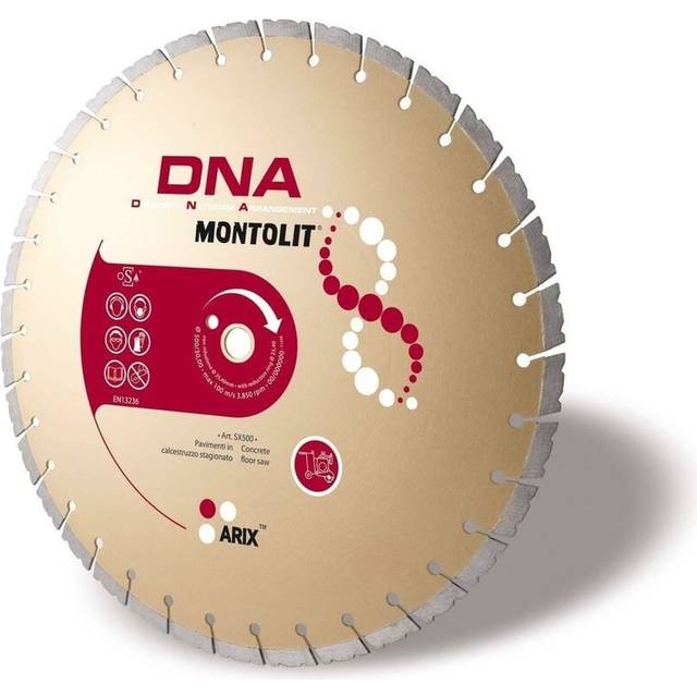 Diamond disc 450 mm for concrete floor saw Montolit dna SX450