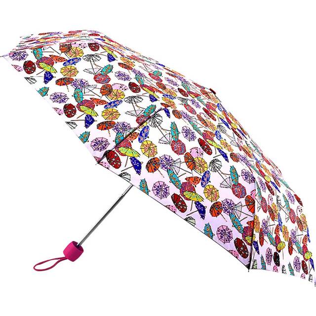 Fulton L354 Minilite 2 Cocktail Party Umbrella, Pink/Multi
