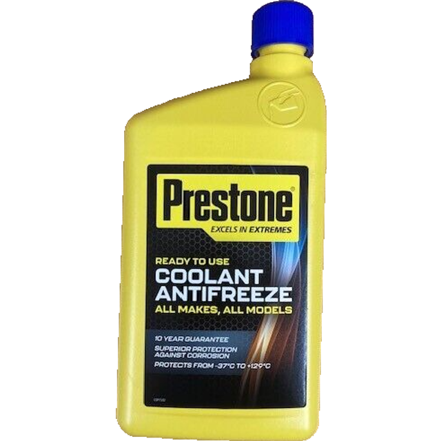 Prestone coolant antifreeze ready to use universal summer winter -37°c - 1 litre