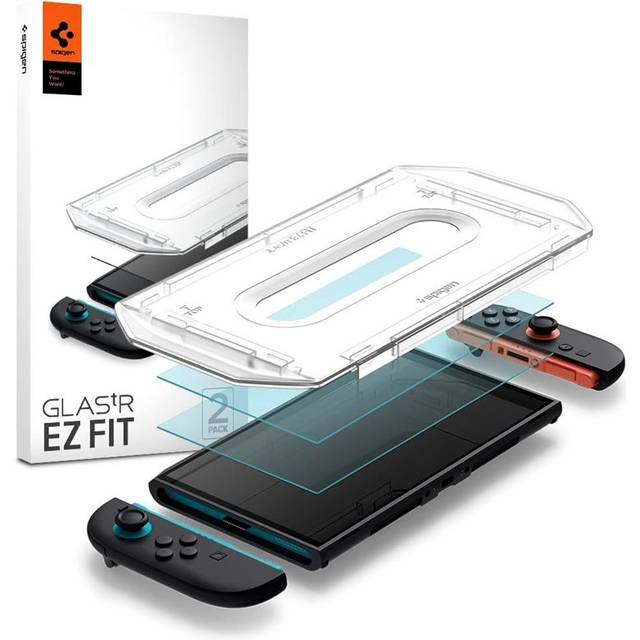 Spigen Nintendo Switch 2 Screen Protector GLAS.tR EZ Fit (2-pack)