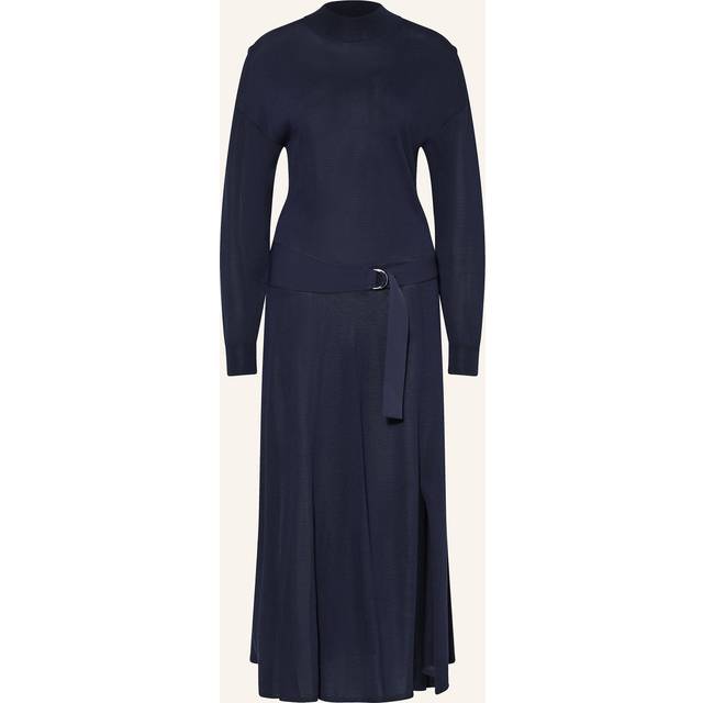 Reiss Alina Belted Knit Dress, Navy