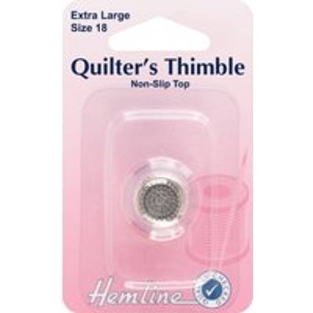 Hemline Metal Quilters Thimble