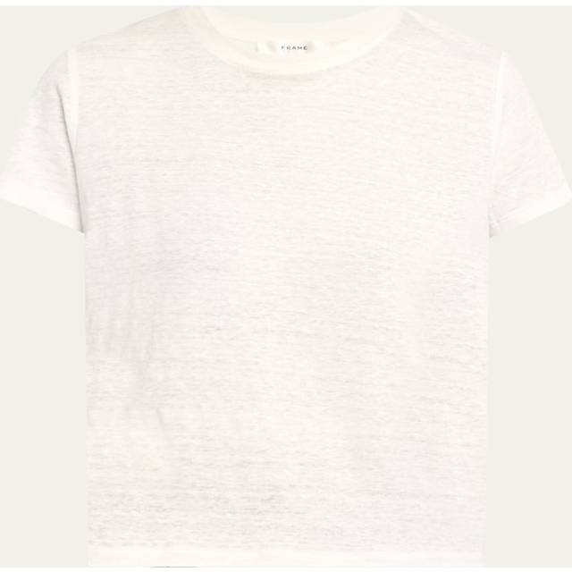 The Linen Baby Tee - WHITE - Large