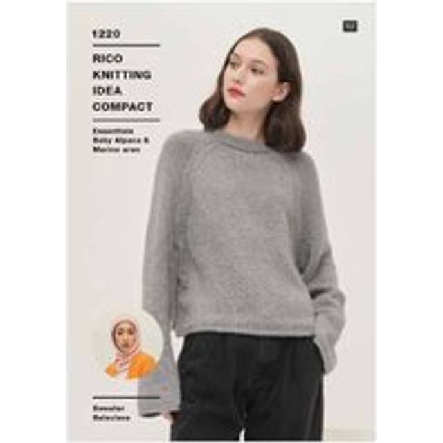 Rico Knitting Pattern Ladies Sweater & Snood Baby Alpaca Aran (1220)