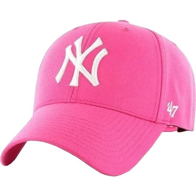 47 Brand - MLB Rosa adjustable Keps - New York Yankees Raised Basic Mvp Rose/White Adjustable @ Hatstore