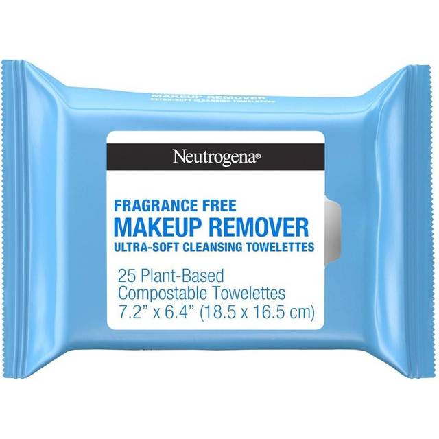 Neutrogena Makeup Remover Cleansing Towelettes, Fragrance Free, 25 ct
